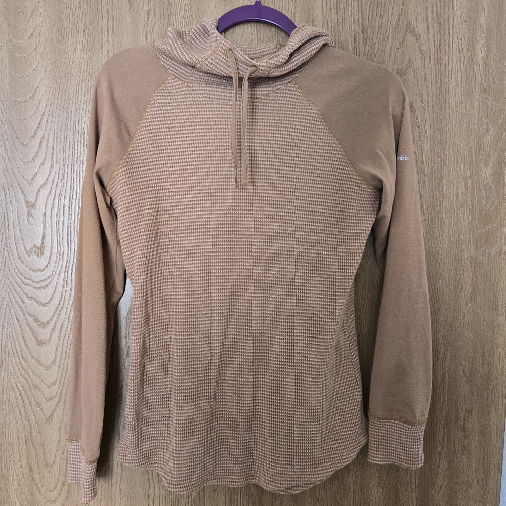 Columbia Checkered Brown Hoodie